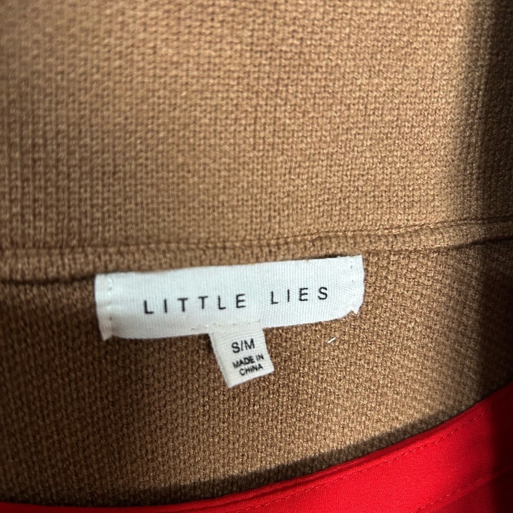 LITTLE LIES BRAND Brown Trench cardigan for Women - Picture 4 of 5